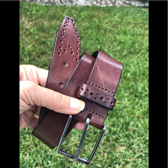 AMSTERDAM HERITAGE GENUINE LEATHER BELT SIZE 80